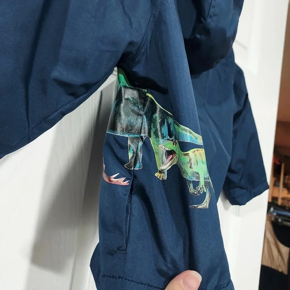 Carter's Baby Boy Dino Print Design Mid-weight Jacket in Size 24 Months